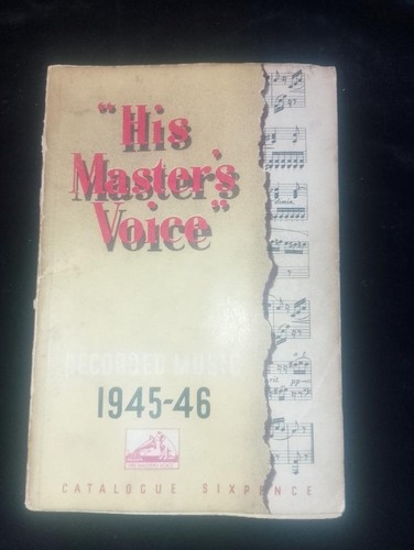1945 his master voice hmv - 1945/6,