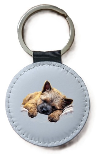 Cairn terrier keyring sleeping - keyring,