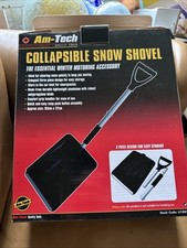 Bin Am Tech Emergency Collapsible Snow Shovel Polyprop Handle & Scoop 3 Pieces
