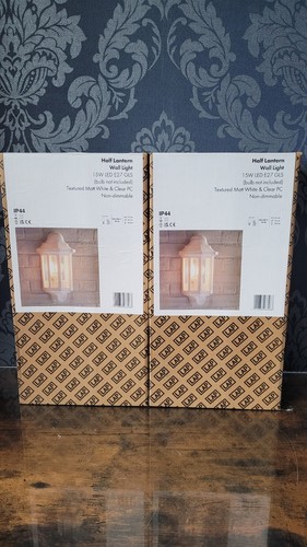 Half lantern outdoor wall - lantern,