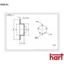 2x BRAKE DISC 236 840 FOR RENAULT MASTER/III/Platform/Chassis/Van/Bus  NISSAN