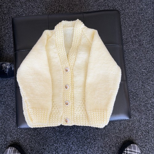 Hand knitted cardigan 2 - cardigan, 1-2
