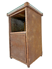 Vintage Lloyd Loom Bedside