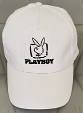 Playboy unisex adults White baseball cap one size Festival Cars Embroidered Gift