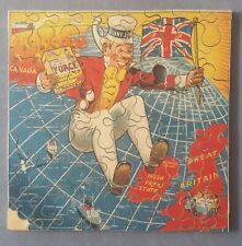 2 x vintage advertising wood jigsaws Force cereal Sunny Jim 1920s