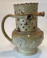 Saltglazed Stoneware Puzzle Jug