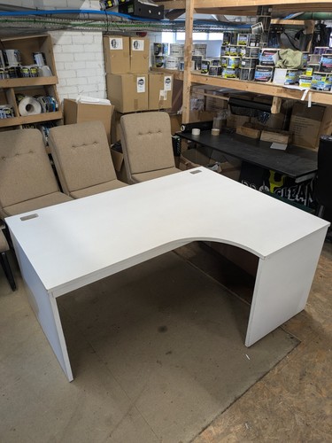 Wooden corner office desk - wooden,