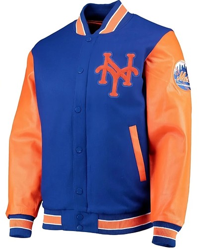 Men mets blue wool orange - men's, ny