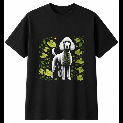 Botanical standard poodle - botanical,