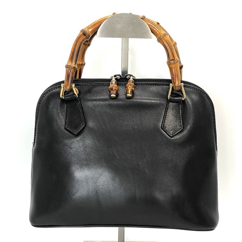 Vintage gucci bamboo hand - vintage, bag