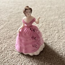 Coalport miniature lady - coalport,