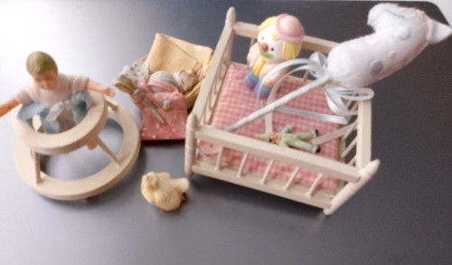 Dolls house furniture vintage - house,