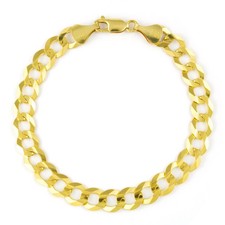 Mens 14K Solid Yellow Gold 8mm