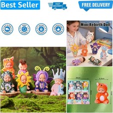 Pcs mini reborn - 6, dolls,