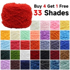 100g Skeins Yarn Scarf Fluffy Chunky Crochet Cashmere Velvet Knitting Wool
