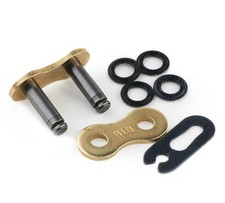 DID 520 VX2 / VX3 Gold Split / Clip Connecting Master Chain Link 