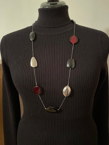 Vintage retro bead necklace - vintage,