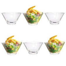 6 x Glass Prawn Cocktail Bowls