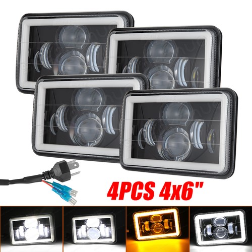 4pc 4x6 led headlights - 4pc,