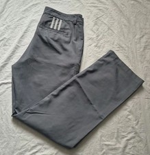 Adidas Men's Grey Golf Trousers W34 L32