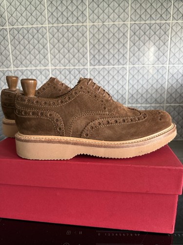 Grenson archie suede - suede, brogues