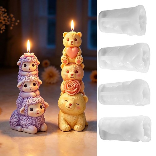 Silicone stacked animal - silicone,