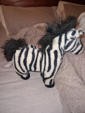 IKEA HASTIG ZEBRA SOFT TOY