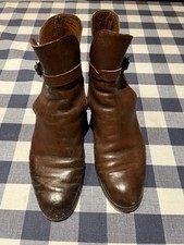 Vintage Handmade Ladies Leather Riding Boots