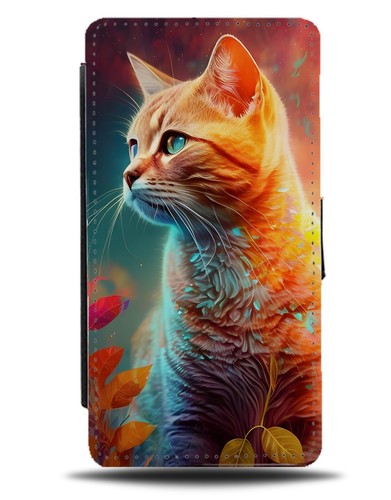 Ginger cat flip wallet case - ginger,