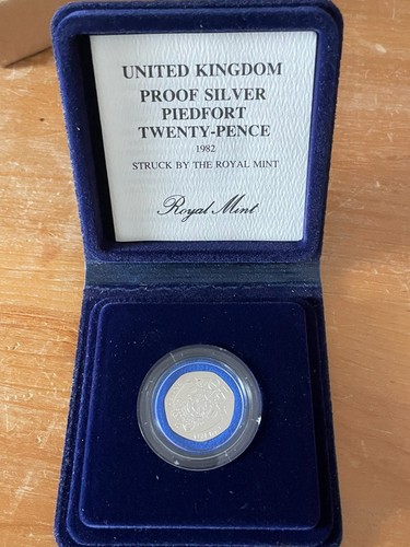 Pence 1982 silver piedfort - 20,