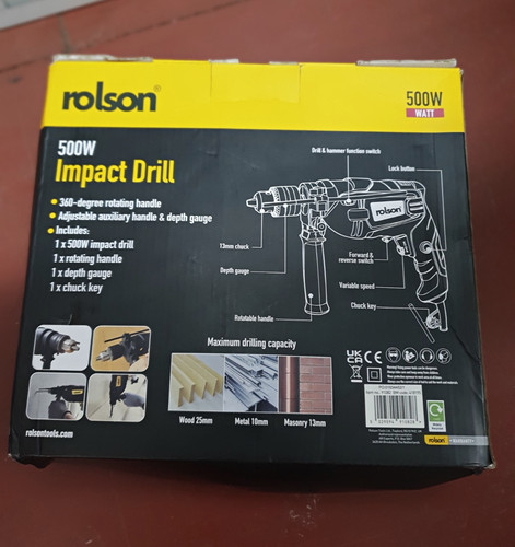 Rolson 500w corded impact - corded,