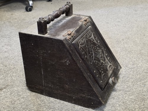 Vintage wooden coal - vintage,