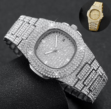 Men’s Iced Out Gold/Silver