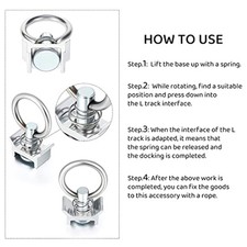 L-Track Single Stud Tie Tie
