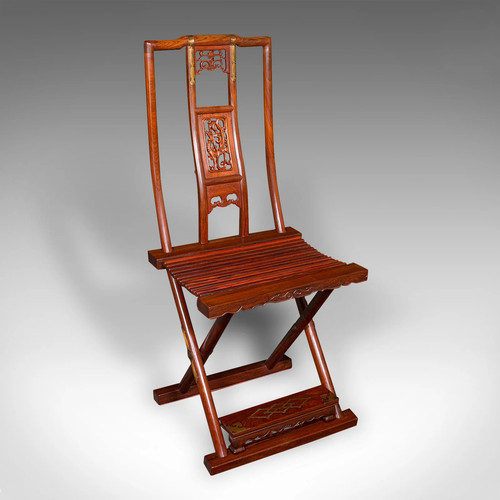 Vintage folding veranda chair - vintage,