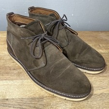 Bertie Copenhagen Boots Men’s Size 8 UK 42 EU Khaki Green Brown Suede 