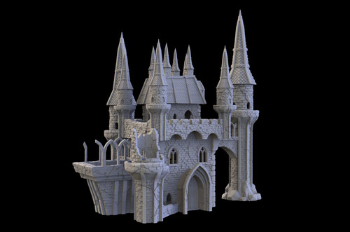 28mm scale haunted castle - scale,