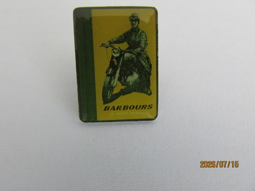 Barbours enamel vintage - barbours, pin