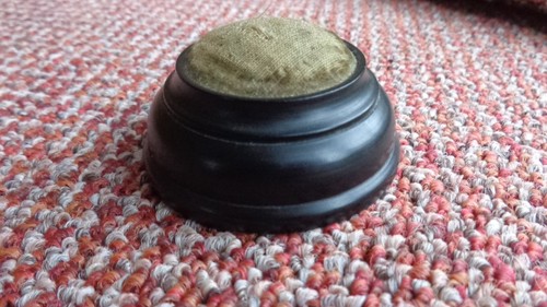 Antique ebony pin - pin, cushion