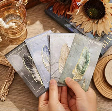 Vintage Fantasy/Gothic Style Metal Feather Bookmark - Ideal Gift