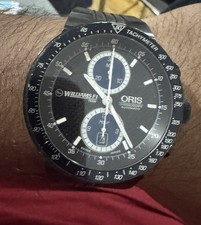 ORIS Williams F1 7563 Automatic Chronograph Black Dial Men's Watch 45mm From JP