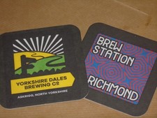 Yorkshire Dales Brewery beermat