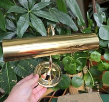 Vintage Brass Picture Wall Light With Push Switch By Searchlight Elegant