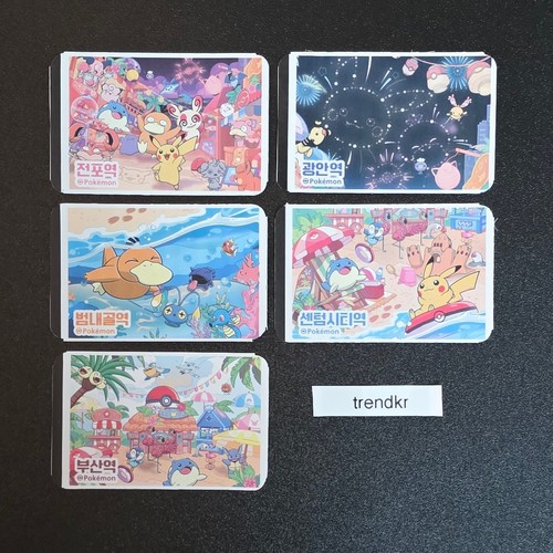 Pokemon subway ticket card - pokemon,