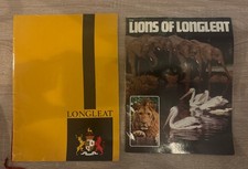 LONGLEAT & THE LIONS OF LONGLEAT - VINTAGE GUIDEBOOKS X2 - SAFARI PARK