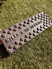 Old Kerb Drain Cover Ipswich Suffolk Cast Iron Vintage Foundry C MILLS & CO