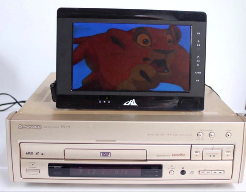 Laser disc player pioneer - disc, player,