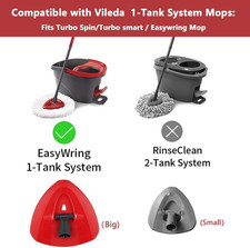 Red Spin Mop Head Base with