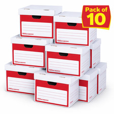 Archive Boxes with Lids A4