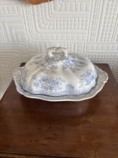 Antique Asiatic Pheasants Blue